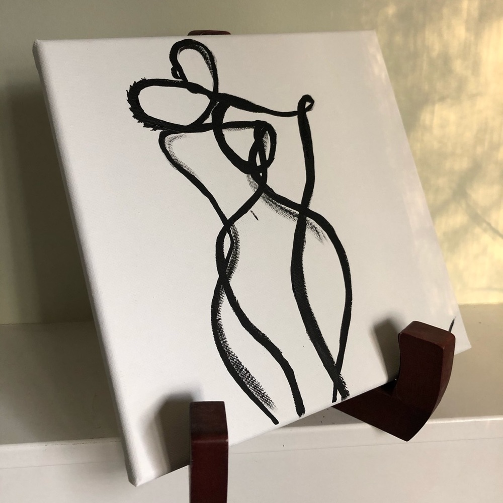 “Messy Woman” Canvas Painting